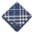 【新品】 ハンカチ  バーバリーロンドン 64125 BURBERRY LONDON ネイビー系 レディース