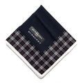 【新品】 ハンカチ  バーバリーロンドン 64168 BURBERRY LONDON ネイビー系 レディース