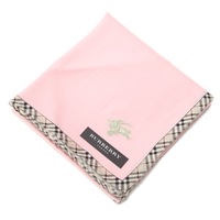 【新品】 ハンカチ 大判サイズ バーバリーロンドン 60058 BURBERRY LONDON ピンク系 レディース