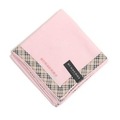 【新品】 ハンカチ 無地  バーバリー 71645 BURBERRY ピンク メンズ