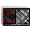 【新品】 ハンカチ　２枚セット　箱入り  バーバリーロンドン 67441 BURBERRY LONDON レッド、ブラック レディース