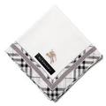 【新品】 ハンカチ　チェック  バーバリーロンドン 66069 BURBERRY LONDON ホワイト レディース