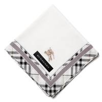 【新品】 ハンカチ　チェック  バーバリーロンドン 66069 BURBERRY LONDON ホワイト レディース