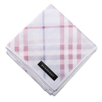 【新品】 ハンカチ　チェック  バーバリーロンドン 69073 BURBERRY LONDON ブルー レディース