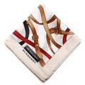 【新品】 ハンカチ　ベルト  バーバリーロンドン 69017 BURBERRY LONDON ホワイト レディース