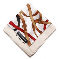 【新品】 ハンカチ　ベルト  バーバリーロンドン 69017 BURBERRY LONDON ホワイト レディース