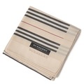 【新品】 ハンカチ　ボーダー  バーバリーロンドン 69298 BURBERRY LONDON ベージュ レディース
