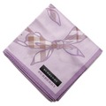 【新品】 ハンカチ　リボン  バーバリーロンドン 69080 BURBERRY LONDON パープル レディース