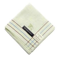 【新品】 ハンカチ　綿竹繊維混紡  バーバリーロンドン 66151 BURBERRY LONDON グリーン レディース
