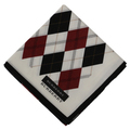 【新品】 ハンカチ（アーガイル）  バーバリー 51272 BURBERRY レッド系×ホワイト系 レディース