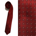 【新品】 バーバリーブラックレーベル ドットネクタイ 34352 D1816-821-16 エンジ系 メンズ 注目のトレンド柄