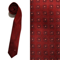 【新品】 バーバリーブラックレーベル ドットネクタイ 34352 D1816-821-16 エンジ系 メンズ 注目のトレンド柄