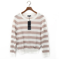 【新品】 ボーダーセーター 2 バーバリーロンドン 48409 BURBERRY LONDON ベージュ系 レディース