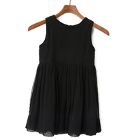 【新品】 ワンピース 6Y バーバリー 49323 BURBERRY ブラック系 ガールズ