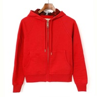 【新品】 金ファスナー ダブルスライダー ジップアップパーカー サイズXS XS バーバリーロンドン y-001344 BURBERRY LONDON レッド メンズ