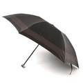 【新品】 折り畳み傘 ストライプ ゴールドディテール  親骨55cm 折りたたみ時24cm バーバリー 71874 BURBERRY ブラック メンズ