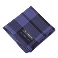 【新品】 薄手 ハンカチ チェック  バーバリー 70451 BURBERRY ブラウン メンズ
