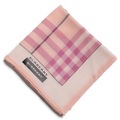 【新品】 薄手 ハンカチ チェック  バーバリー 72042 BURBERRY ピンク レディース