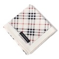 【新品】 薄手 ハンカチ 花柄  バーバリー 70423 BURBERRY ネイビー レディース