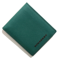 【新品】バーバリー 二つ折札入れ 37123 グリーン系 プレゼント