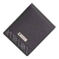 【新品】マイクロチェックコインタイプウォレット ブラックレーベルクレストブリッジ 全長24cm cb-000307 ブラック系 メンズ