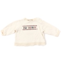 ガールズ　長袖ニットセーター 80cm バーバリーロンドン 63301 BURBERRY LONDON ホワイト系 ガールズ