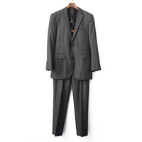 スーツ 36R バーバリーブラックレーベル 52289 BURBERRY BLACK LABEL ダークグレー系 メンズ