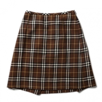 スカート 36 バーバリーブルーレーベル 54815 BURBERRY BLUE LABEL ブラウン系 レディース