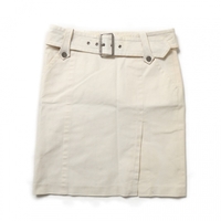 スカート 38 バーバリーブルーレーベル 54058 BURBERRY BLUE LABEL オフホワイト系 レディース