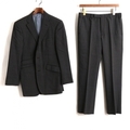 ストライプスーツセットアップ グレー×サックス 38Ｒ バーバリーブラックレーベル 68239 BURBERRY BLACK LABEL グレー メンズ