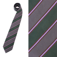 ストライプネクタイ 150cm×9.5cm  バーバリーロンドン 50006 BURBERRY LONDON グリーン系 メンズ