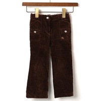 ストレッチ加工ベロアパンツ  バーバリーロンドン 71039 BURBERRY LONDON ブラウン ボーイズ