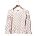 チェックカットソー 38 バーバリーブルーレーベル 43572 BURBERRY BLUE LABEL ピンク系 レディース