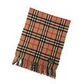 チェックマフラー カシミア バーバリーズ Burberrys 43504 ベージュ系 メンズ