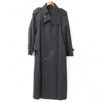 チェックライナー付ウエストベルトトレンチコート 38 バーバリーロンドン 01000650 BURBERRY LONDON ブラック レディース