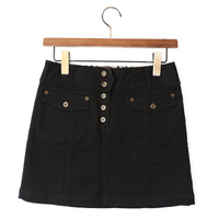 デニムスカート 24 バーバリーブルーレーベル 49640 BURBERRY BLUE LABEL ブラック系 レディース