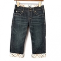 デニムハーフパンツ 24 バーバリーブルーレーベル 62608 BURBERRY BLUE LABEL ネイビー系 レディース