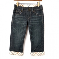 デニムハーフパンツ 24 バーバリーブルーレーベル 62608 BURBERRY BLUE LABEL ネイビー系 レディース
