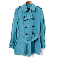 ナイロン スプリング トレンチコート M バーバリーブラックレーベル 70706 BURBERRY BLACK LABEL グリーン メンズ