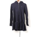 ハーフジップウールパーカーワンピース 38 バーバリーブルーレーベル 01000097 BURBERRY BLUE LABEL ネイビー レディース