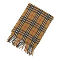 バーバリーズ 40775 チェックマフラー ベージュ系 メンズ バーバリー定番の英国チェック