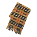 バーバリーズ チェックマフラー 28974 茶×赤系 定番のチェックマフラー