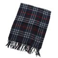 バーバリーズ チェックマフラー 31828 紺系 チェック柄がお洒落