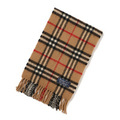 バーバリーズ チェックマフラー 41731 うす茶系 プレゼント 定番のノバチェック