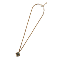 バーバリーズ ペンダントネックレス 37415 グリーン＆ゴールド系 プレゼント 