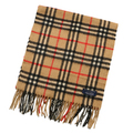 バーバリーロンドン チェックマフラー 31608 ブラウン系 メンズ レディース