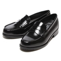 フェイクレザーローファー