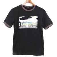 フロントプリント半袖Ｔシャツ 2 バーバリーブラックレーベル 69359 BURBERRY BLACK LABEL ブラック メンズ