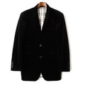 ベルベットジャケット S バーバリーブラックレーベル 63758 BURBERRY BLACK LABEL ブラック系 メンズ