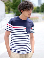 ポケットボーダーTEE